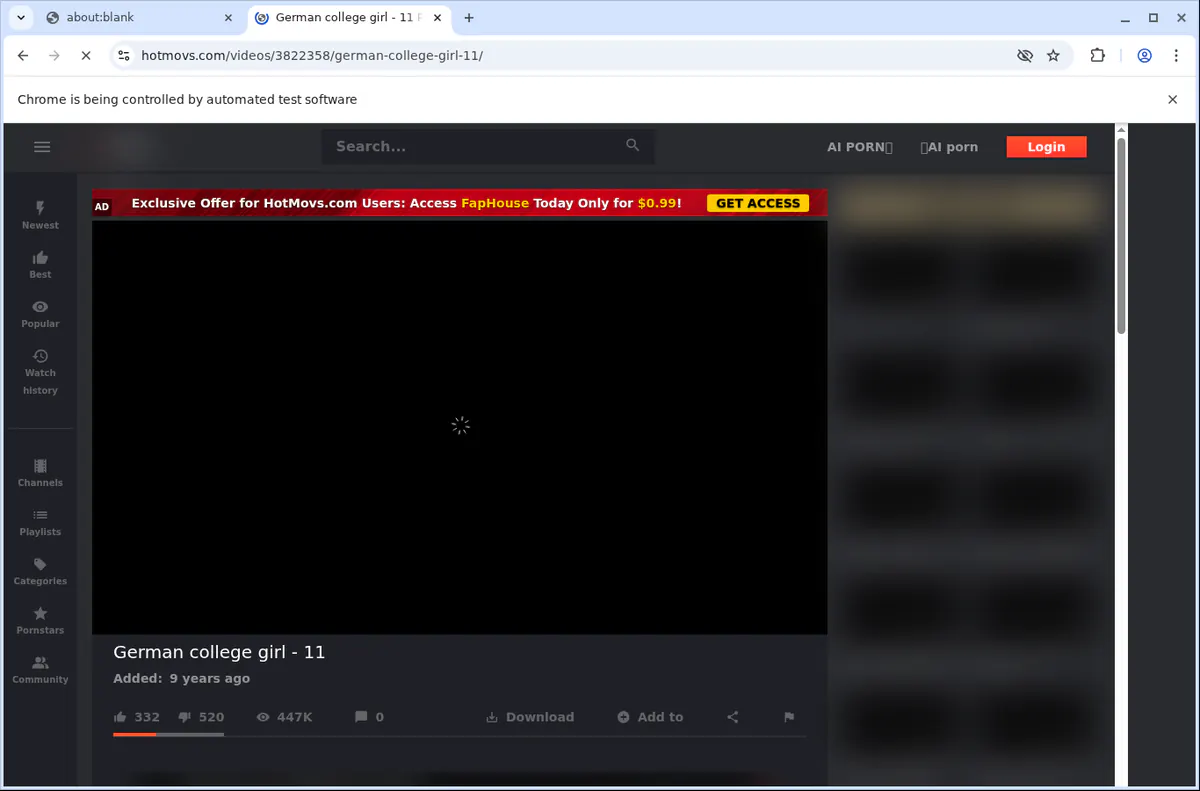 HotMovs Video Downloader browser extension screenshot 5